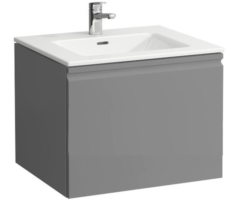 LAUFEN PRO S schrank s umyvadlem 60x50x46 cm, 1 zásuvka, matt grafit