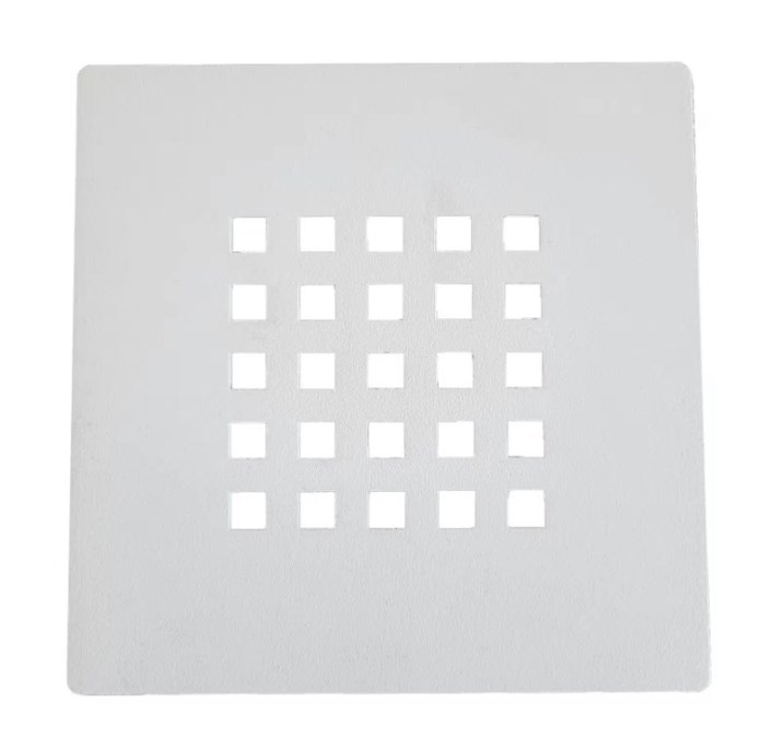 GELCO MITIA vtoková mřížka 138x138mm, bílá