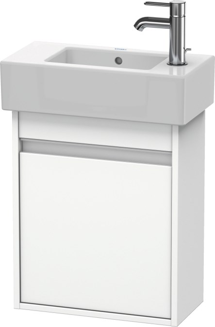 DURAVIT KETHO skříňka pod umývátko 45x22,5x55 cm, 1 dvířka, panty vpravo, White matt