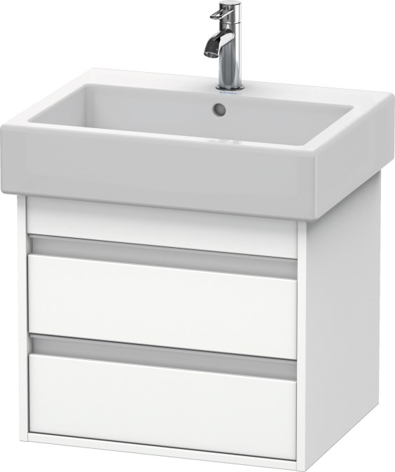 DURAVIT KETHO skříňka pod umyvadlo 55x44x41 cm, 2 zásuvky, White matt