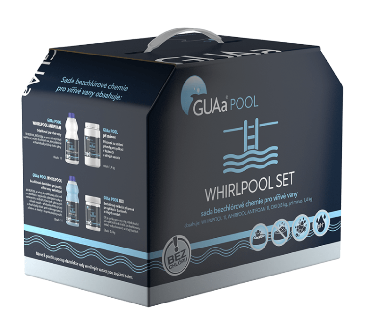 GUAPEX WHIRPOOL kompletní sada bezchlórových přípravků pro vířivé vany