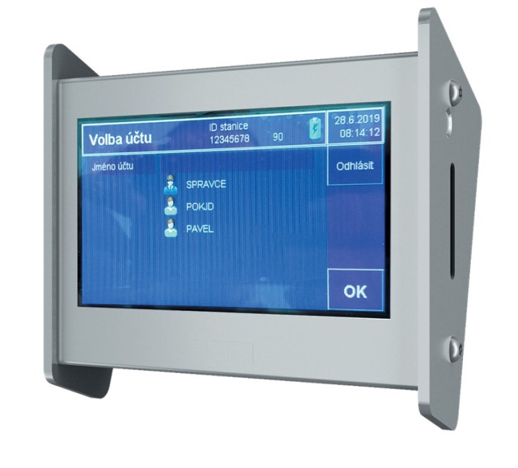 SANELA nabíjecí stanice RFID žetonů, 5V/micro USB