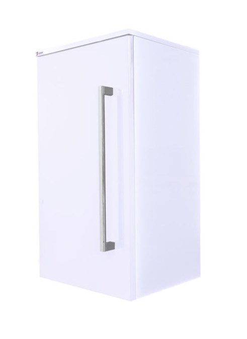 EDEN SMARAGD nízká skříňka 35x30x73 cm, 1 dvířka, panty vpravo, lesklá bílá