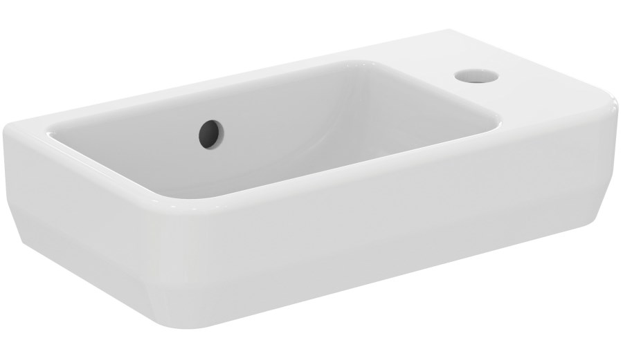 IDEAL STANDARD I.LIFE S umývátko 45 cm, s otvorem pro baterii vpravo a přepadem