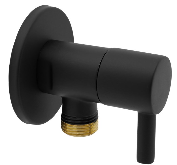 NOVASERVIS rohový ventil 1/2"x3/8", matná černá